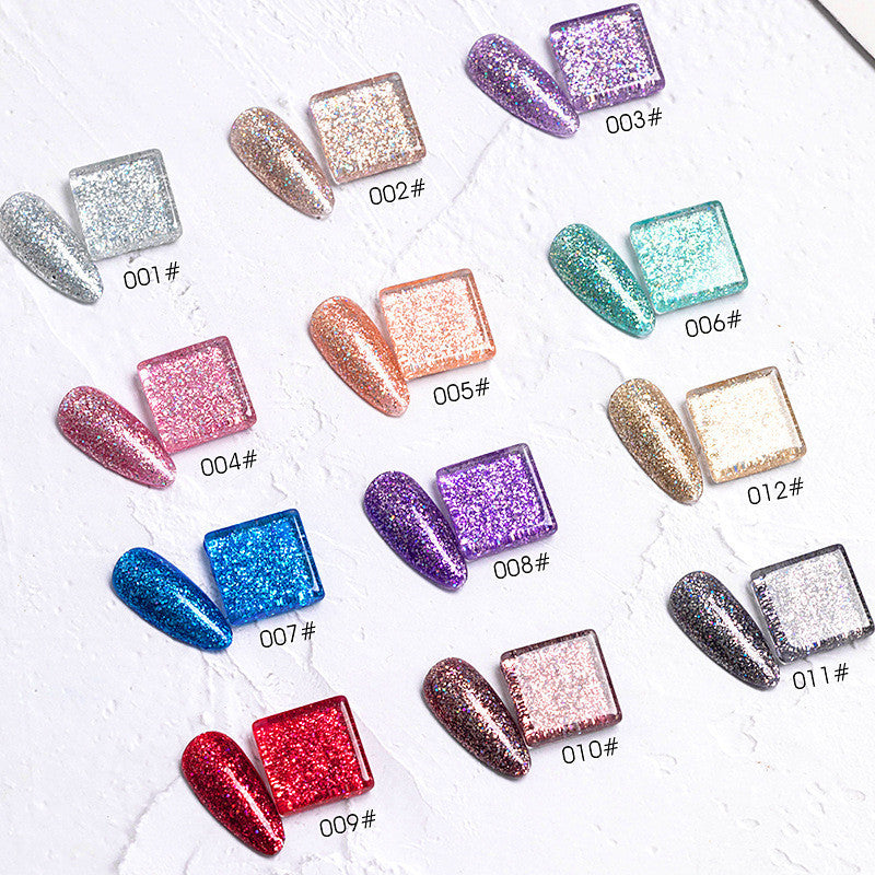 Flash Nail Polish New Super Flash Micro Diamond Nail Shop Special Sequins Flash Nail Polish New Super Flash Micro Diamond Nail Shop Special Sequins